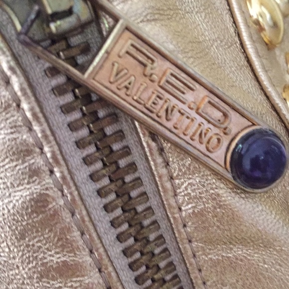 Gold Lame R.E.D Valentino size 42 New - Picture 4 of 10